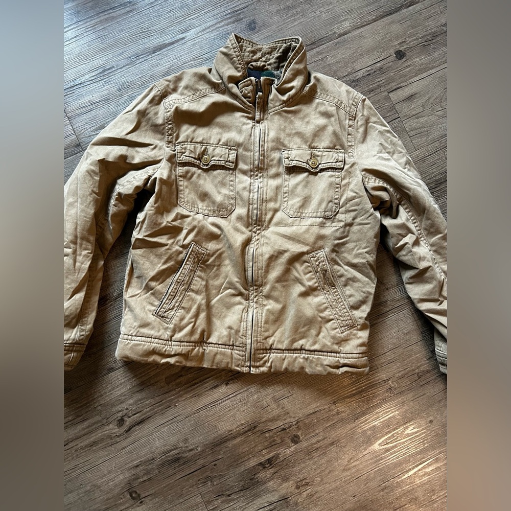 American Eagle Outfitters Tan Military Jacket